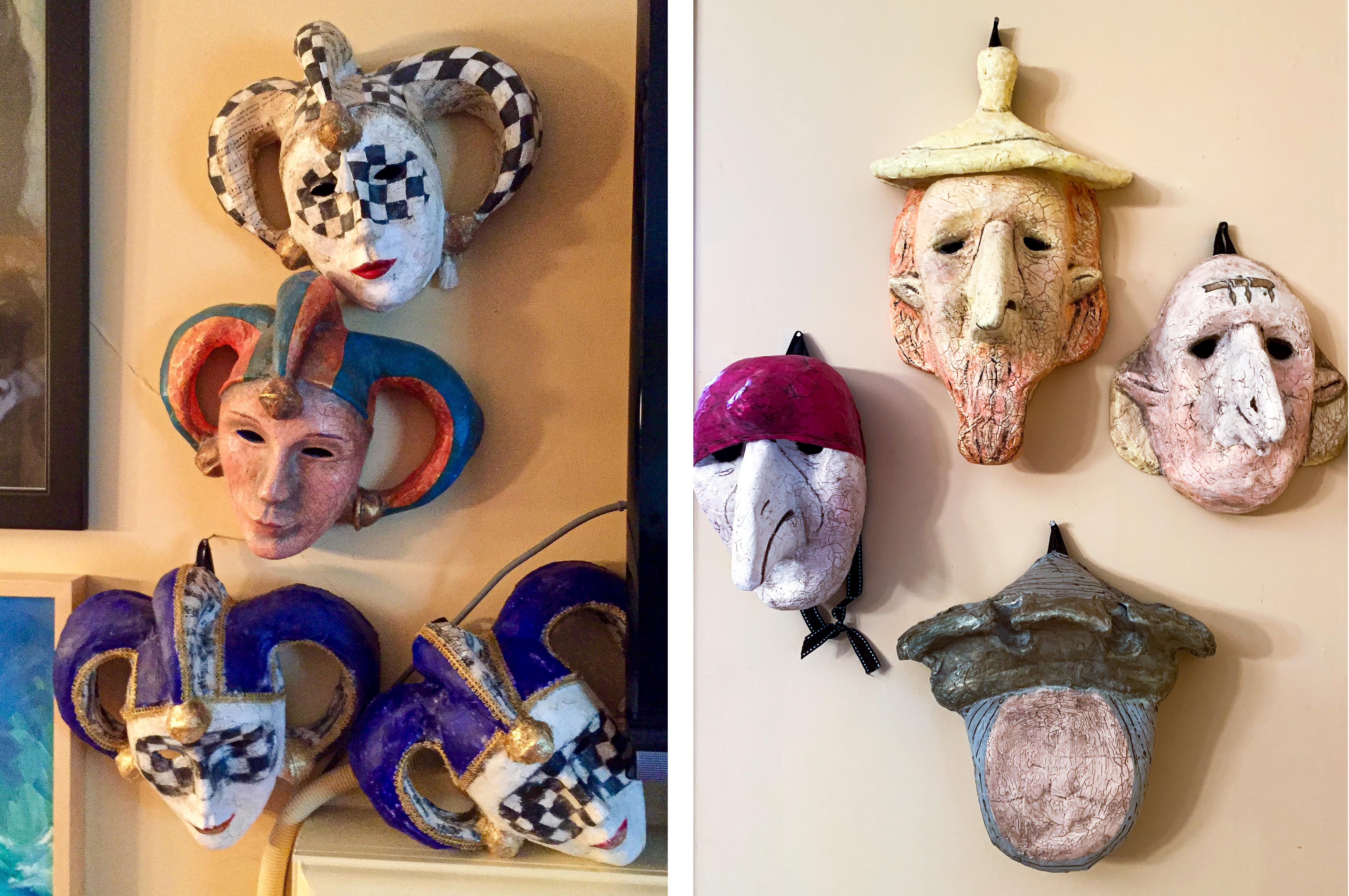 masks by Naava Koblenz